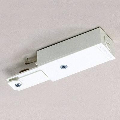 Lightolier 59459 - White Lytespan 1-Circuit Track Live-end Connector (6048NWH)