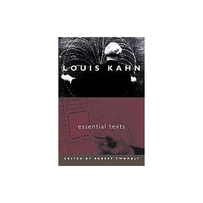 Louis Kahn by Louis I. Kahn (Paperback - W W Norton & Co Inc)
