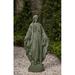 Campania International Classic Madonna Fairy Garden Concrete/Stone, Copper in Gray | 34.75 H x 16 W x 8.75 D in | Wayfair R-106-CB