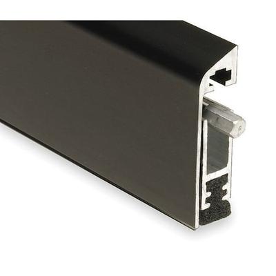 NATIONAL GUARD 220NDKB-4 Automatic Door Bottom,1/4x48In,Aluminum