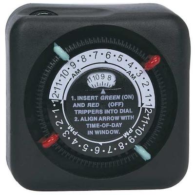 INTERMATIC TN111RM40 Timer, Mechanical, 120V, 9.5A, Plug In