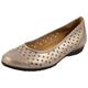 Gabor Ruffle L, Women Ballet Flats, Gold (Gold Leather), 4.5 UK (37 1/2 EU)