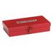 WESTWARD 35XR63 6-1/2"W Red Socket Storage Box, Powder Coated