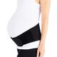 Belly Bandit Upsie Belly Pregnancy Support Band - Secure Molded Fit with Hot/Cold Pack - Black - Extra Large