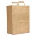 "GEN 1/6 E-Z Tote Handle Brown Paper Bag, 300 Bags, BAGSK1670EZ300 | by CleanltSupply.com"
