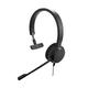 Jabra Evolve 20 UC Mono Headset – Unified Communications Headphones for VoIP Softphone with Passive Noise Cancellation – USB-Cable with Controller – Black