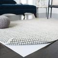 SAFAVIEH Rug on Carpet Hold Rug Pad White 5 x 8