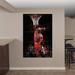 "Fathead Michael Jordan Chicago Bulls Real Big Peel and Stick Wall Mural Graphic"