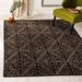 Coffee Rectangle 7'9" x 9'9" Area Rug - Dakota Fields Benil Hand-Tufted Area Rug 93.0 x 0.63 in brown/whiteViscose/Wool | Wayfair