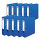 Herlitz 10834331 Ordner maX.file protect+, A4, Rückenbreite: 8cm, Voll-PP-Folienbezug, blau, 10 Stück
