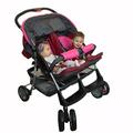 Deluxe Tandem - Twin Pram Rose - BambinoWorld