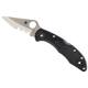 Spyderco Delica4 Lightweight FRN Handle Partially Serrated Blade Folding Knife Black C11PSBK
