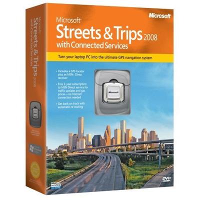 Microsoft Streets & Trips 2008 For PC w/ Connected Services