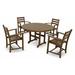 Trex Outdoor Monterey Bay 5-Piece Round Dining Set Plastic in Brown | Wayfair TXS101-1-TH