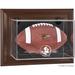 Florida State Seminoles (FSU) Brown Framed (2014 - Present Logo) Wall-Mountable Football Display Case