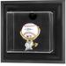 Milwaukee Brewers Black Framed Wall-Mounted Logo Baseball Display Case