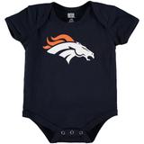 Newborn Navy Denver Broncos Team Logo Bodysuit