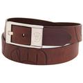 Men's Brown Milwaukee Brewers Brandish Leather Belt