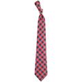 Houston Texans Woven Checkered Tie - Red/Navy Blue