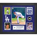 Clayton Kershaw Los Angeles Dodgers Framed 5-Photo Collage with Piece of Game-Used Ball