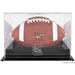 South Carolina Gamecocks Black Base Team Logo Football Display Case with Mirror Back