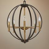 Hinkley Euclid 22 1/4" Wide Spanish Bronze 6-Light Pendant