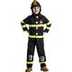 Dress Up America 203-L+fireh Feuerwehrmann Kinderkostüm, boys, Mehrfarbig, Größe 12-14 Jahre (Taille: 86-96 Höhe: 127-145 cm)