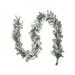 Northlight Seasonal 9' x 8" Pre-lit Flocked Victoria Pine Artificial Christmas Garland - Clear Lights | 10 H x 108 W in | Wayfair M84202