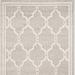 Darrin Performance Area Rug - Ivory/Red, 7' Round - Frontgate