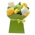 Say It Baby Bright Baby Muslin Square Bouquet Gift Set