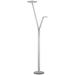 George Kovacs Caswell Chiseled Nickel LED Task Floor Lamp