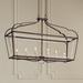 Astrapia 36"W Rubbed Sienna Kitchen Island Light Chandelier