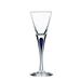 Orrefors Intermezzo 2 oz. Cordial Glass in Blue | 6 H x 2 W in | Wayfair 6257405