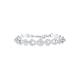 Elli Premium Damen-Armband Infinity Kristallarmband 925 Silber Zirkonia Brillantschliff weiß 18 cm - 0203581615_18