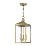 Livex Lighting Nyack 18 Inch Tall 3 Light Outdoor Hanging Lantern - 20593-01