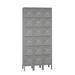 Tennsco Corp. 6 Tier 3 Wide Locker Metal | 78 H x 36 W x 18.016 D in | Wayfair BS6-121812-3-BK