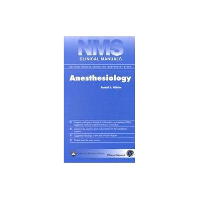 Anesthesiology by Randall S. Glidden (Paperback - Lippincott Williams & Wilkins)