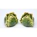 Cosmos Gifts Cabbage Salt & Pepper Set Ceramic in Green | 2.25 H x 2.75 W in | Wayfair 20735