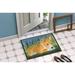 Caroline's Treasures Basenji Non-Slip Indoor/Outdoor Door Mat Synthetics in White | 24 W x 36 D in | Wayfair SS8016JMAT