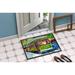 Caroline's Treasures Street Car Non-Slip Indoor Door Mat Synthetics | 18 W x 27 D in | Wayfair MW1152MAT