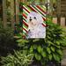 Caroline's Treasures Maltese Candy Cane Holiday Christmas 2-Sided Garden Flag, Polyester in Brown | 15 H x 11 W in | Wayfair SS4550GF