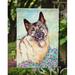 Caroline's Treasures Norwegian Elkhound 2-Sided Garden Flag, Polyester in Brown | 15 H x 11 W in | Wayfair 7231GF