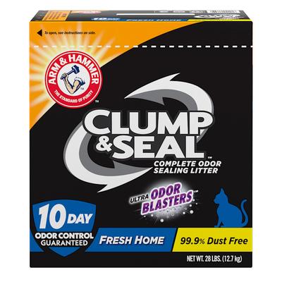 Arm & Hammer Clump & Seal Complete Odor Sealing Cat Litter, 28 lbs.