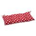 Pillow Perfect Indoor/Outdoor Loveseat Cushion Polyester in Red | 44 W x 18.5 D in | Wayfair 386522