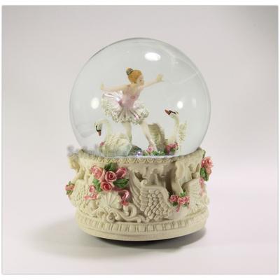 Ballerina Schneekugel mit Spieluhr Kinder Image