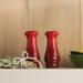 Le Creuset Stoneware Set of 2 Salt & Pepper Shakers Stoneware in Red | 3 H x 2.75 W in | Wayfair ST00505000060001