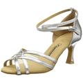 Diamant - Damen Tanzschuh - 035-087-013 silber Gr. 5