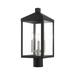 Livex Lighting Nyack 19 Inch Tall 3 Light Outdoor Post Lamp - 20592-04