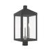 Livex Lighting Nyack 24 Inch Tall 3 Light Outdoor Post Lamp - 20586-76