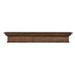 Pearl Mantels The Savannah Fireplace Mantel Shelf, Solid Wood in Brown/Green | 9 H x 72 W x 9 D in | Wayfair 420-72-15